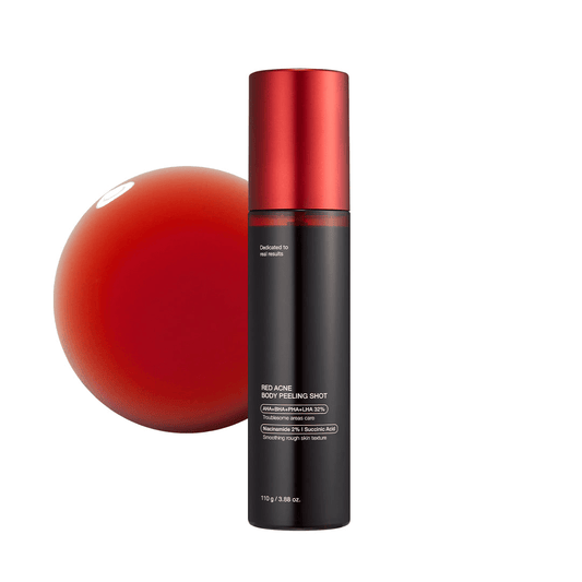 Soin Corps Exfoliant Rouge Peau Lisse - Lumiaglow